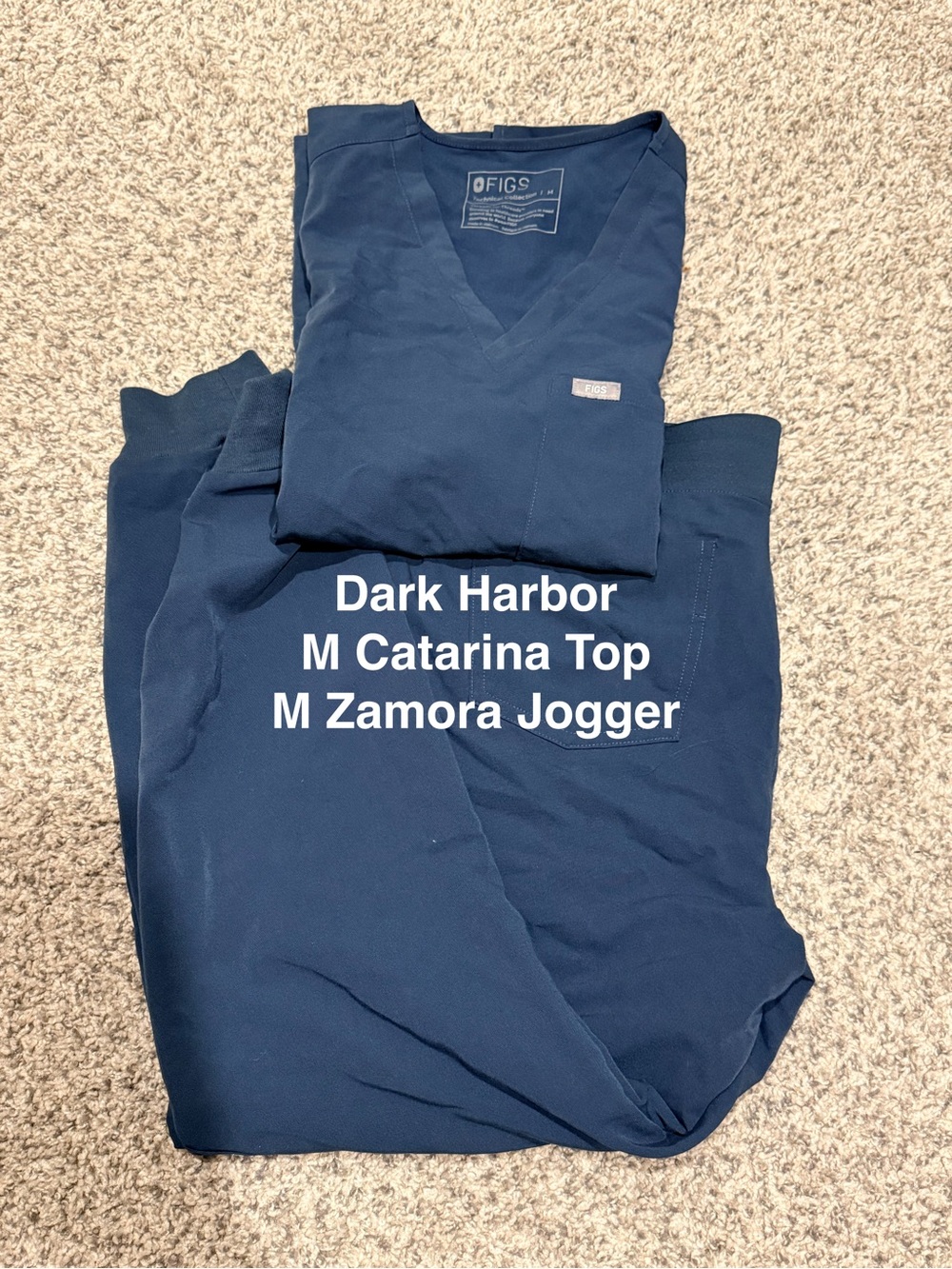 FIGS Dark Harbor Scrubs
